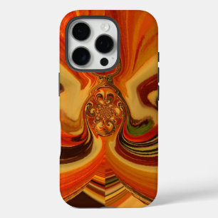 Coques iPhone 16 Pro Flèches Abstraites avec Teardrop Center Art Print