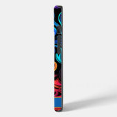 Coques Case-Mate iPhone Flèches Abstraites de couleur néon (Verso / Gauche)