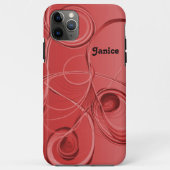 Coques Case-Mate iPhone Flèches Abstraites en rouge (Dos)
