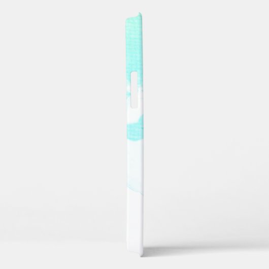 Coques Case-Mate iPhone Flèches Abstraites vert et bleu (Verso / Droite)