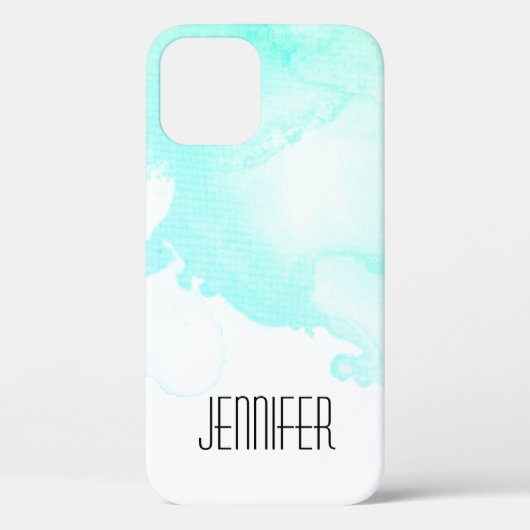 Coques Case-Mate iPhone Flèches Abstraites vert et bleu (Verso)