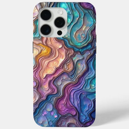 Coques Case-Mate iPhone Flèches colorées en Abalone (Verso)
