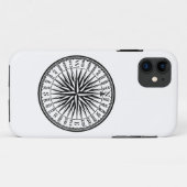 Coques Case-Mate iPhone Flèches de direction de la boussole (Dos (Horizontal))