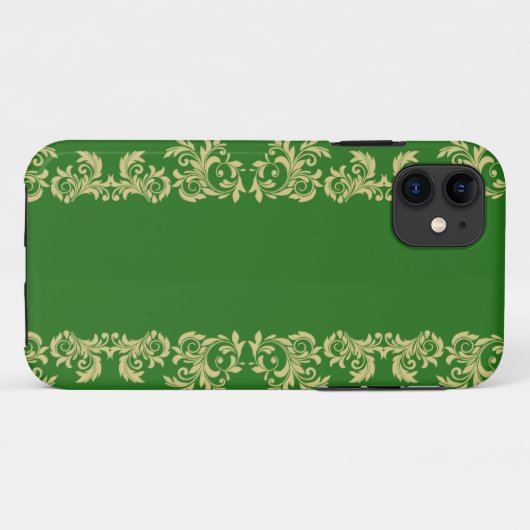 Coques Case-Mate iPhone Flèches de mousse d'or (Dos (Horizontal))