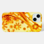 Coques Case-Mate iPhone Flèches de Noël dorées (Verso (horizontal))