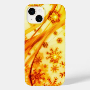 Coque Pour iPhone 14 Flèches de Noël dorées