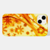 Coques Case-Mate iPhone Flèches de Noël dorées (Verso (horizontal))