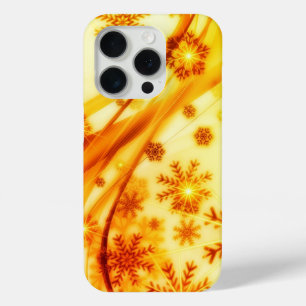 Coque iPhone 15 Pro Flèches de Noël dorées
