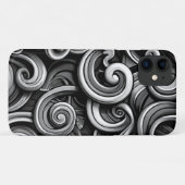 Coques Case-Mate iPhone Flèches d'énergie en argent (Dos (Horizontal))