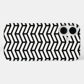 Coques Case-Mate iPhone Flèches franches contre les flèches blanches Chevr (Verso (horizontal))