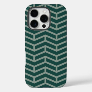 Coques iPhone 16 Pro Flèches franches contre les flèches Chevron Vert D