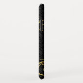 Coques Case-Mate iPhone Flèches Gold Black Damask Or (Dos/Droite)