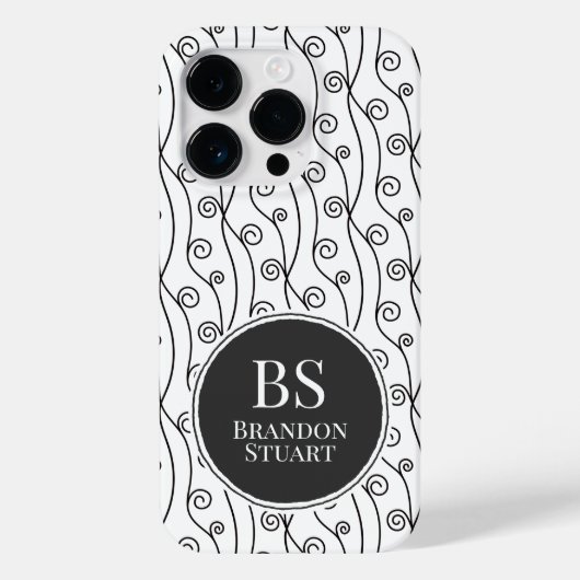 Coques Case-Mate iPhone Flèches noires et blanches (Verso)