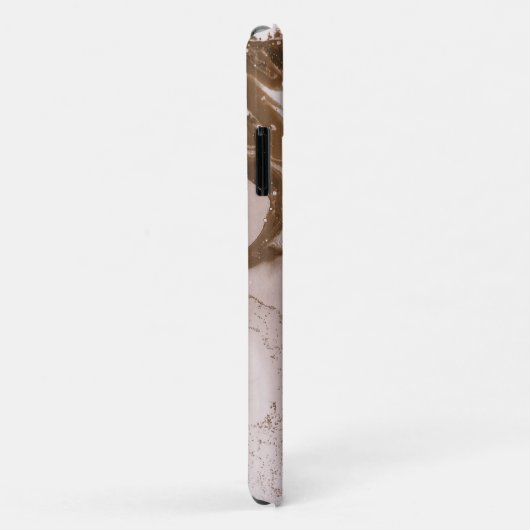 Coques Case-Mate iPhone Flèches roses à l'huile d'art moderne (Dos/Droite)