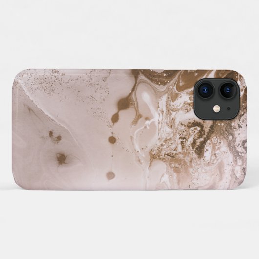 Coques Case-Mate iPhone Flèches roses à l'huile d'art moderne (Dos (Horizontal))