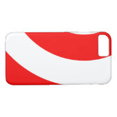 Coques Case-Mate iPhone Flèches rouges et blanches (Dos (Horizontal))