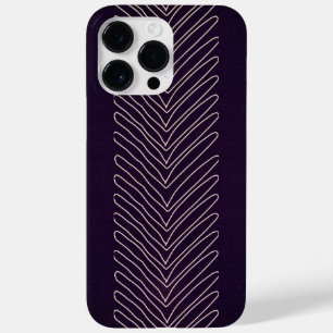 Coque Pour Pour iPhone 14 Pro Max Flèches Tribales Africaines Profondes Et Violettes