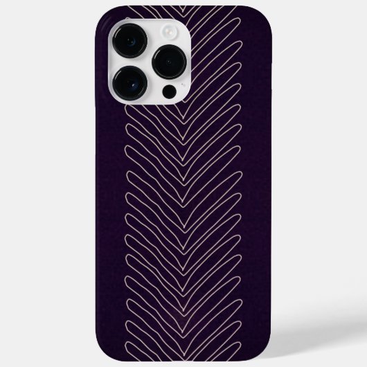 Coques Case-Mate iPhone Flèches Tribales Africaines Profondes Et Violettes (Verso)