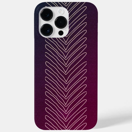 Coques Case-Mate iPhone Flèches Tribales Africaines Profondes Et Violettes (Verso)