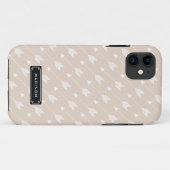 Coques Case-Mate iPhone Flèches tribales beiges de toile chics (Dos (Horizontal))