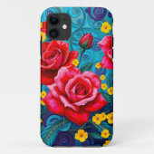 Coques Case-Mate iPhone Fleur (Dos)