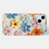 Coques Case-Mate iPhone Fleur à feutre 3D (Verso (horizontal))