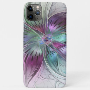Case-Mate iPhone Case Fleur Abstraite Colorée Art Fractal Floral Moderne