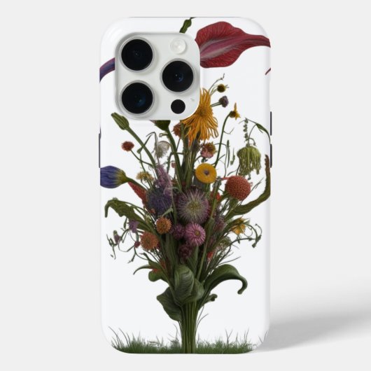 Coques Case-Mate iPhone Fleur Abstraite Meadow fleur sauvage - Apple (Verso)