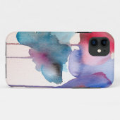 Coques Case-Mate iPhone Fleur aquarelle design floral moderne (Dos (Horizontal))