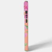 Coques Case-Mate iPhone Fleur aquarelle rose (Verso / Gauche)