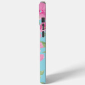 Coques Case-Mate iPhone Fleur aquarelle rose (Verso / Gauche)