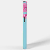 Coques Case-Mate iPhone Fleur aquarelle rose (Verso / Droite)