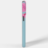 Coques Case-Mate iPhone Fleur aquarelle rose (Verso / Droite)