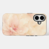 Coques Case-Mate iPhone Fleur aquarelle rose champagne (Verso (horizontal))