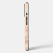 Coques Case-Mate iPhone Fleur aquarelle rose champagne (Verso / Gauche)