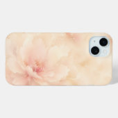 Coques Case-Mate iPhone Fleur aquarelle rose champagne (Verso (horizontal))