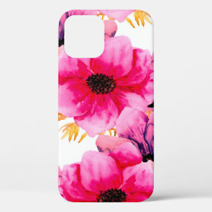 Case-Mate iPhone Case Fleur aquarelle sans couture motif arrière - plan,