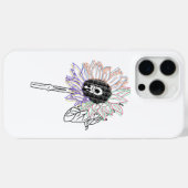 Coques Case-Mate iPhone Fleur Arc-en-ciel Art Funky (Verso (horizontal))