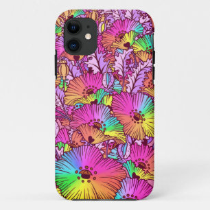Case-Mate iPhone Case Fleur arc-en-ciel, Botanique, Floral Coloré