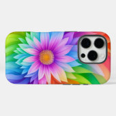 Coques Case-Mate iPhone Fleur arc-en-ciel étonnant (Verso (horizontal))