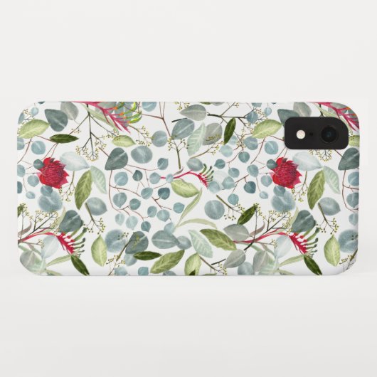 Coques Case-Mate iPhone Fleur australienne Kangaroo paws Eucalyptus feuill (Dos (Horizontal))
