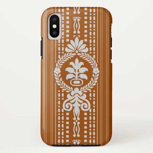 Coques Case-Mate iPhone Fleur avec couronne de laurier (Dos)