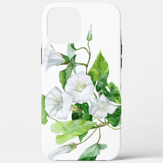 Coques Case-Mate iPhone Fleur blanche (Verso)