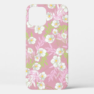 Case-Mate iPhone Case Fleur Blanche Botanique Fleurs Artistiques Feuille