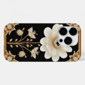 Coques Case-Mate iPhone Fleur Blanche Élégante (Verso (horizontal))