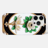 Coques Case-Mate iPhone Fleur Blanche Luxueuse (Verso (horizontal))