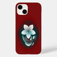Fleur blanche miroir