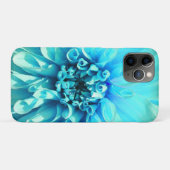 Coques Case-Mate iPhone Fleur bleu clair Dahlia (Dos (Horizontal))