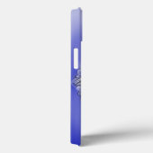 Coques Case-Mate iPhone Fleur bleue (Verso / Droite)