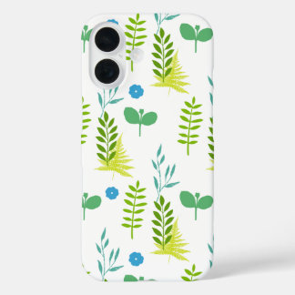 Coques iPhone 16 Fleur bleue